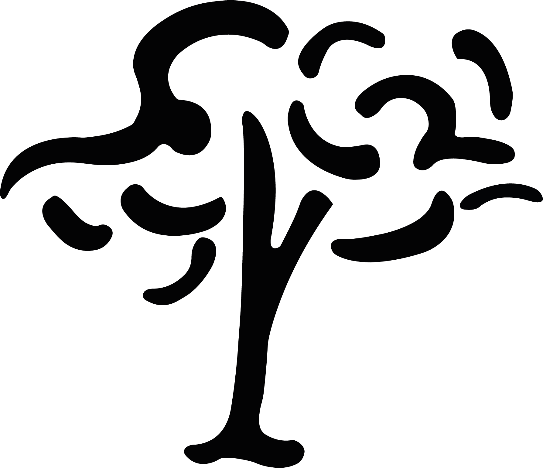 Arbre vectorisé transparent